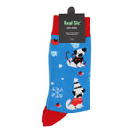 Load image into Gallery viewer, Puppy Dog Christmas Holiday Socks - Comfy Cotton for Men & Women