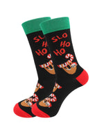 Load image into Gallery viewer, Candy Cane Sloth Christmas Holiday Socks - Comfy Cotton for Men & Women