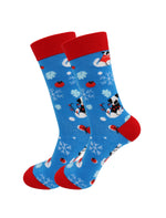 Load image into Gallery viewer, Puppy Dog Christmas Holiday Socks - Comfy Cotton for Men & Women