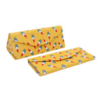 Load image into Gallery viewer, Cottage Gnome Glasses Case - Vegan Leather Folding Hard Shell Case