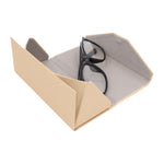 Load image into Gallery viewer, Metallic Gold Glasses Case - Vegan Leather Folding Hard Shell Case
