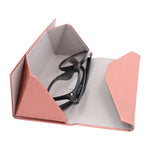Load image into Gallery viewer, Metallic Bronze Glasses Case - Vegan Leather Folding Hard Shell Case