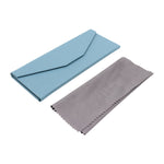 Load image into Gallery viewer, Pacific Blue Glasses Case - Vegan Leather Folding Hard Shell Case