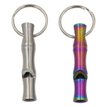 Load image into Gallery viewer, Rainbow Whistle Emergency Keychain 2-Pack