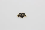 Load image into Gallery viewer, I Heart San Francisco Enamel Pin – Black & Gold City Pin