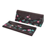 Load image into Gallery viewer, Flamingo Print Glasses Case - Vegan Leather Magic Folding Hardcase