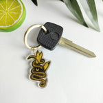 Load image into Gallery viewer, Snake Hand Keychain - Witchy Occult Horror Acrylic Keychain