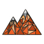 Load image into Gallery viewer, Geometric Mountain – Colorado / Mountain Life Enamel Pin
