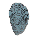 Load image into Gallery viewer, Oyster Shell Pin Badge By Real Sic - Coastal Decor, Mother's Day Gift, Oyster Pin Badge