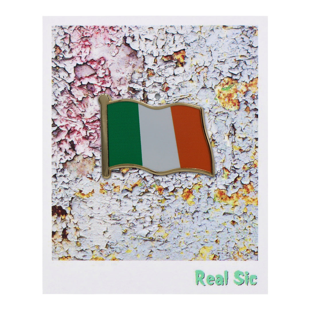 Ireland Flag Enamel Pin For Patriotic & Ceremonial Souvenir