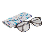 Load image into Gallery viewer, Alpaca Print Glasses Case - Vegan Leather Magic Folding Hardcase