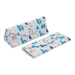 Load image into Gallery viewer, Alpaca Print Glasses Case - Vegan Leather Magic Folding Hardcase