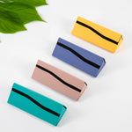 Load image into Gallery viewer, Hard Shell, Fold-Flat Colorful Vegan Leather Glasses Case - Turquoise