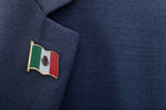 Load image into Gallery viewer, Mexico Flag Enamel Pin For Patriotic & Ceremonial Souvenir