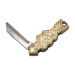 Load image into Gallery viewer, Mini Arrow Folding Knife Necklace – Gold Tone Pendant with Chain