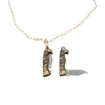 Load image into Gallery viewer, Mini Eagle Handle Folding Knife Necklace – Gold Tone Pendant