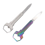 Load image into Gallery viewer, Mini Folding EDC Knife Keychain – Keychain Shape Pocket Knife
