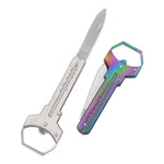 Load image into Gallery viewer, Mini Folding EDC Knife Keychain – Keychain Shape Pocket Knife