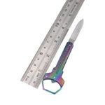 Load image into Gallery viewer, Mini Folding EDC Knife Keychain – Keychain Shape Pocket Knife