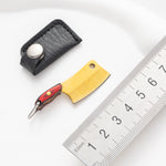Load image into Gallery viewer, Mini Folding EDC Knife Keychain – Utility Pocket Ax