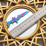 Load image into Gallery viewer, Mini Folding EDC Knife Keychain – Utility Pocket Fish Knife