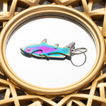 Load image into Gallery viewer, Mini Folding EDC Knife Keychain – Utility Pocket Fish Knife
