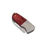 Load image into Gallery viewer, Mini Red Wood-Style Folding Pocket Knife – 2.25" Blade