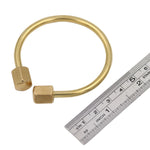 Load image into Gallery viewer, Brass Keyring -Key Fob/Keychain With Screw Closure