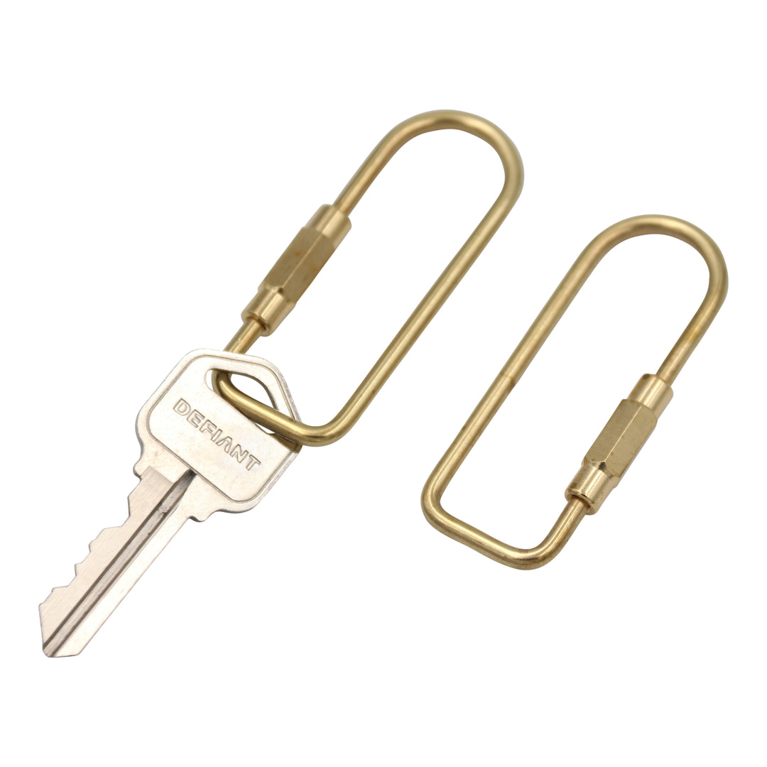 Brass Keyring -Key Fob/Keychain With Screw Closure