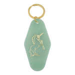 Load image into Gallery viewer, REAL SIC - Vintage Unicorn Key chain - Route 66 / Hotel Key