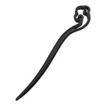 Load image into Gallery viewer, Dark Sandalwood, Wood Hair Pin, Clip, Hair Sticks - Cloud