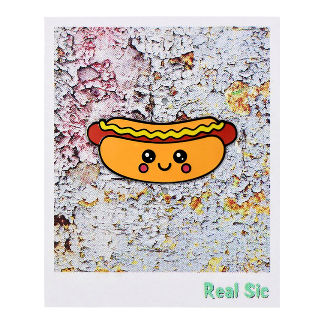 Hot Dog Pin - Super Kawaii Food Enamel Pin