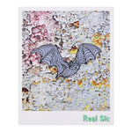 Load image into Gallery viewer, Bat Enamel Pin - Glow-in-The-Dark White Bat Lapel Pin