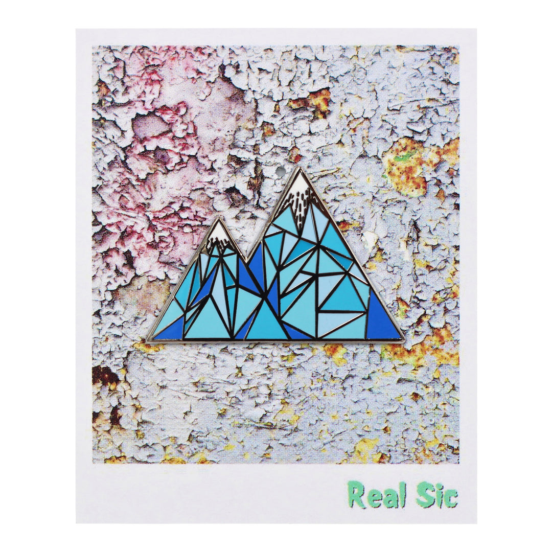 Geometric Mountain – Colorado / Mountain Life Enamel Pin