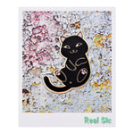 Load image into Gallery viewer, Real Sic Playful Cat Enamel Pin - Cute & Funny Cat Lapel Pin