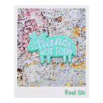 Load image into Gallery viewer, Friends Not Food Vegan Vegetarian Pride Pin