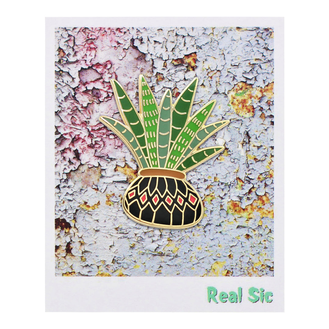 Aloe Vera Plant Enamel Pins By Real Sic - Pins For Your Life