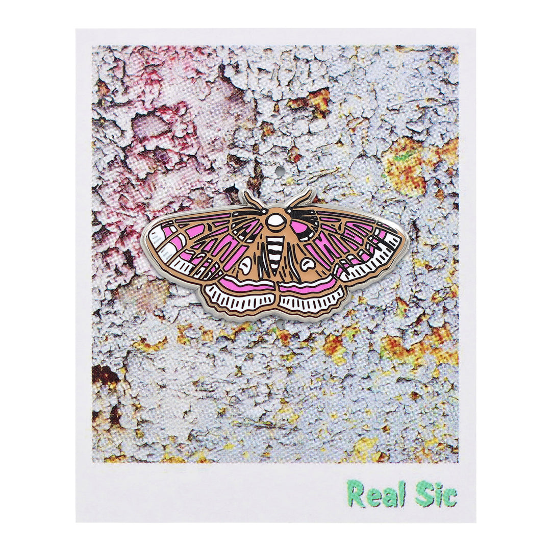Moth Pin - Occult Luna Moth / Butterfly Enamel Pin in 4 Colors