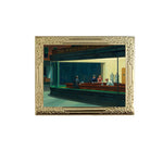 Load image into Gallery viewer, Nighthawks by Edward Hopper. Art Frame Pin - Museum Souvenir Fine Art Lapel Pin