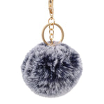 Load image into Gallery viewer, Cute Faux Fur Fluffy Fuzzy Pom Pom Keychain