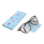 Load image into Gallery viewer, Pool Time Print Glasses Case - Vegan Leather Magic Folding Hardcase