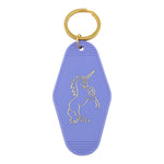 Load image into Gallery viewer, REAL SIC - Vintage Unicorn Key chain - Route 66 / Hotel Key