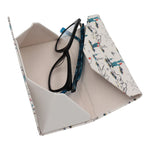 Load image into Gallery viewer, Cactus Desert Print Glasses Case - Vegan Leather Magic Folding Hardcase