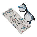 Load image into Gallery viewer, Cactus Desert Print Glasses Case - Vegan Leather Magic Folding Hardcase