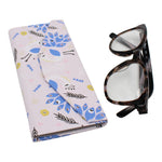 Load image into Gallery viewer, Peacock Print Glasses Case - Vegan Leather Magic Folding Hardcase