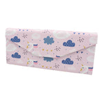 Load image into Gallery viewer, Swan Unicorn Print Glasses Case - Vegan Leather Magic Folding Hardcase