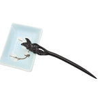 Load image into Gallery viewer, Sandalwood Chopstick/Wood Hair Pins Hair Sticks - Flowers