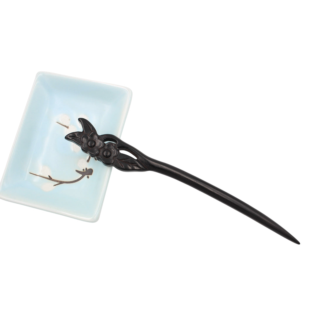 Sandalwood Chopstick/Wood Hair Pins Hair Sticks - Flowers