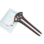 Load image into Gallery viewer, Natural Sandalwood Hair Fork for Women - (Wave)