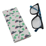 Load image into Gallery viewer, Cactus Print Print Glasses Case - Vegan Leather Magic Folding Hardcase
